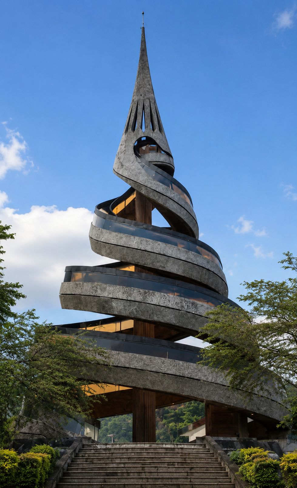 Cultural landmark in Yaounde, Cameroon